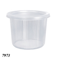 Одноразовий контейнер банка з кришкою 500 мл (7973)