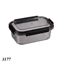 Контейнер харчовий прямокутний чорний Limited Linе 0,74 л (3177)