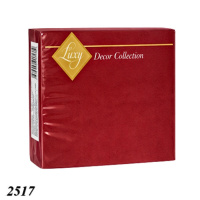 Серветка Luxy Бордова 20 шт тришарова (2517)