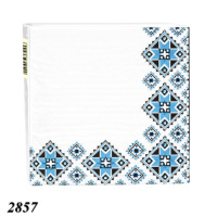 Серветка LaFleur Вишивка блакитна 16 шт двошарова (2857)