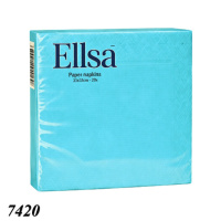 Серветка 33*33^ 20 шт.(2ш) Sharm  блакитна (7420)