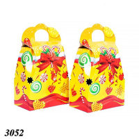 Новорічна коробка Сумка Жовта 800 гр (3052)