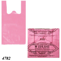 Пакети майка червоні 22х43 см (4782)