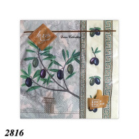 Cерветка Luxy Грецька оливка 18 шт тришарова (2816) Cерветка Luxy Грецька оливка 18 шт тришарова (2816)