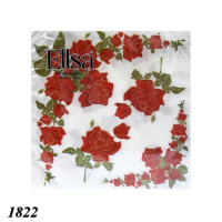 Серветка Ellsa Троянда 20 шт двошарова (1822)