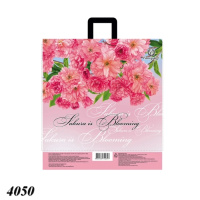 Пакет ПластикПак Рожева сакура 38х34 см (4050)