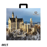 Пакет новорічний Замок 38х34 см (0015)