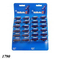Станок Gillette 2 леза планшет 24 шт (1790)