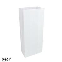 Крафтовий пакет білий 11х27х6.5 см (9467)