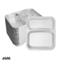 Контейнер алюмінієвий LF-680 2 секції 350+450 мл (4606)