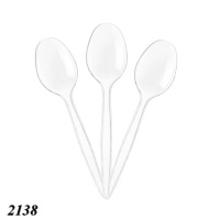 Ложка одноразова столова Андрекс Преміум 178 мм Прозора (2138)