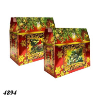 Новорічна коробка Червона пташка 1000 гр (4894)