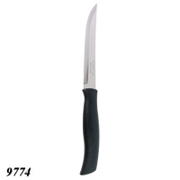 Ніж столовий TRAMONTINA чорна ручка 21 см (9774)