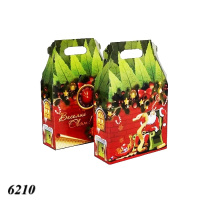 Новорічна коробка Будиночок червоний 700 гр (6210)