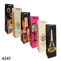 Пакет подарунковий Пляшка 12х40х10 см (6243)