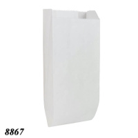 Пакет саше паперовий білий 7х16х4 см 100 шт (8867)