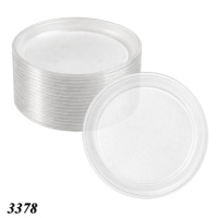 Тарілка одноразова прозора Андрекс 205 мм (3378)