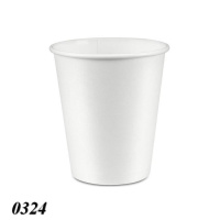 Стакан паперовий 180 мл Білий (0324)