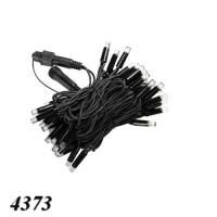 Гірлянда 100 LED кольорова чорний кабель (4373)
