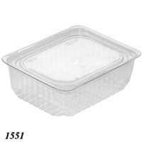 Одноразовий контейнер ПЕТ з кришкою 1000 мл (1551)