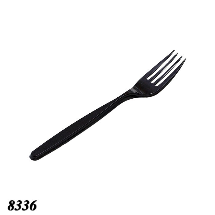 Виделка одноразова АНДРЕКС чорна №2 Виделка одноразова АНДРЕКС чорна №2