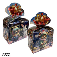 Новорічна коробка Звірята 1000 гр (1522) Новорічна коробка Звірята 1000 гр (1522)