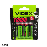 Батарейки Videx TURBO LR06 AA (8304)