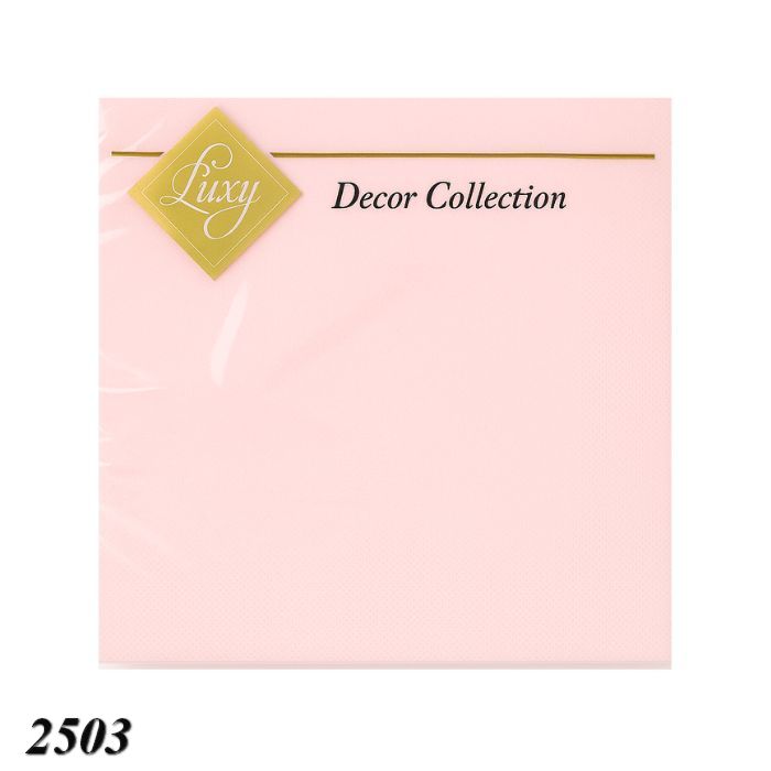 Серветка Luxy Рожева 20 шт тришарова  Серветка Luxy Рожева 20 шт тришарова
