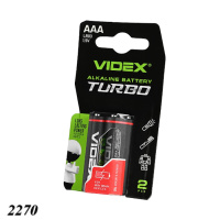 Батарейки Videx TURBO LR03 AAА (2270)