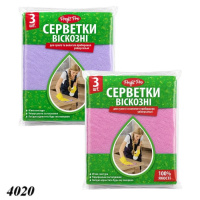 Серветка віскозна Profit 3 шт (4020)