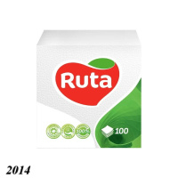 Серветка Рута 100 шт одношарова Біла (2014) Серветка Рута 100 шт одношарова Біла (2014)