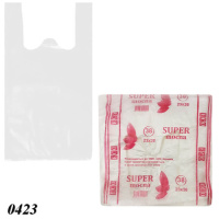 Пакети майка Luxe білі 22х38 см (0423)