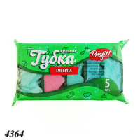 Губки для посуду Profit Говерла хвилясті 5 шт (4364)