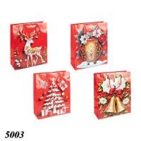 Пакет подарунковий Новорічний 26х32х10 см (5003) Пакет подарунковий Новорічний 26х32х10 см (5003)
