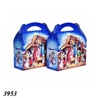 Новорічна коробка Портфель Вертеп 1400 гр (3953)