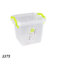 Контейнер харчовий квадратний з ручками LUX 0,6 л (3375)