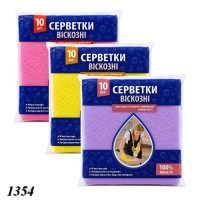 Серветка віскозна Profit 30х36 см 10 шт (1354)
