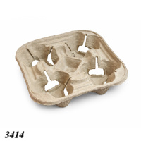 Підстаканник паперовий на 4 стакани (3414)