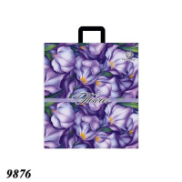 Пакет ПластикПак Фіолетові квіти 40х42 см (9876)
