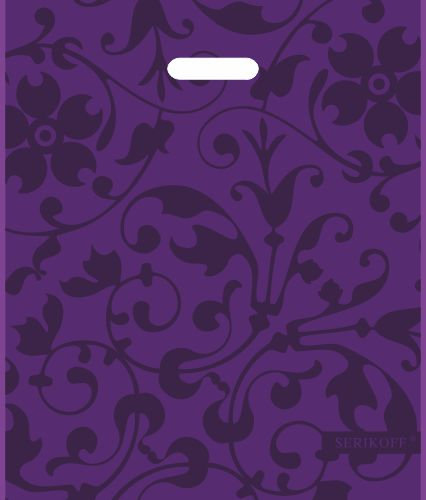 Пакет Serikoff Візерунок баклажан 40х47 см Пакет Serikoff Візерунок баклажан 40х47 см