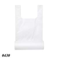 Пакети у рулоні білі 22х42 см (0430)