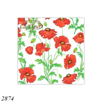 Серветка LaFleur Макове полотно 16 шт двошарова (2874) Серветка LaFleur Макове полотно 16 шт двошарова (2874)