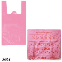 Пакети майка Carbon Super червоні 25х45 см (5061)