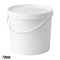 Відро харчове з кришкою 5 л Біле (7800)