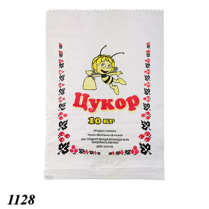 Мішок поліпропіленовий для цукру 62г 40х55 см 10кг Мішок поліпропіленовий для цукру 62г 40х55 см 10кг
