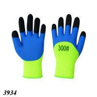 Рукавиці робочі утеплені з спіненим латексом Синій (3934)