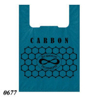Пакети майка  CARBON синього кольору 65х72 см (0677)