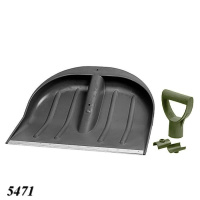 Лопата для прибирання снігу без тримача 43х40 см (5471) Лопата для прибирання снігу без тримача 43х40 см (5471)