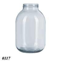 Банка скляна 3.00 л Твіст 82 мм (0117) Банка скляна 3.00 л Твіст 82 мм (0117)
