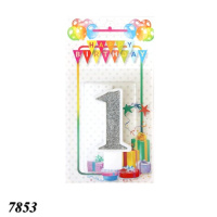 Свічка тортова цифра 1 (7853)